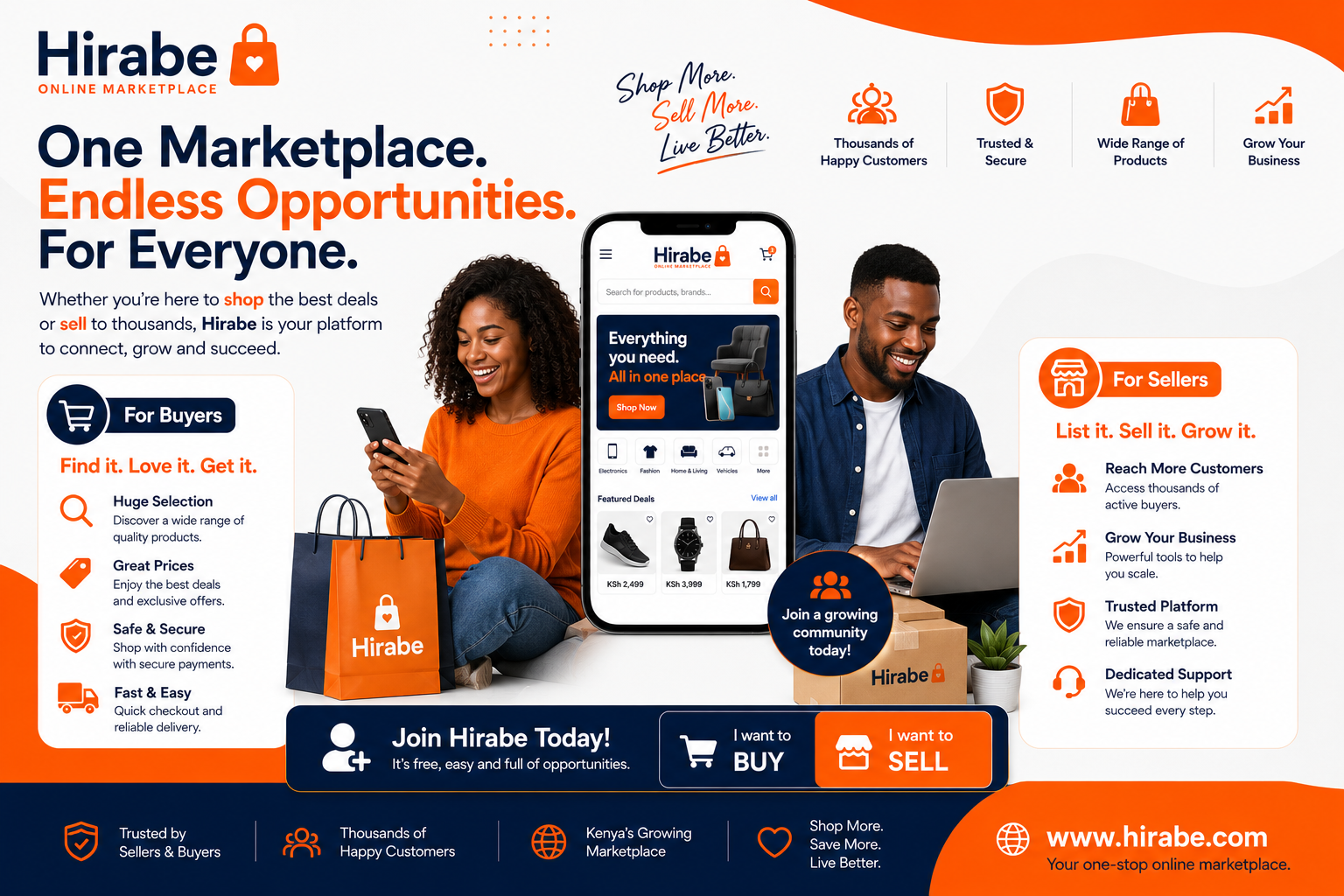 Trusted Hirabe Marketplace